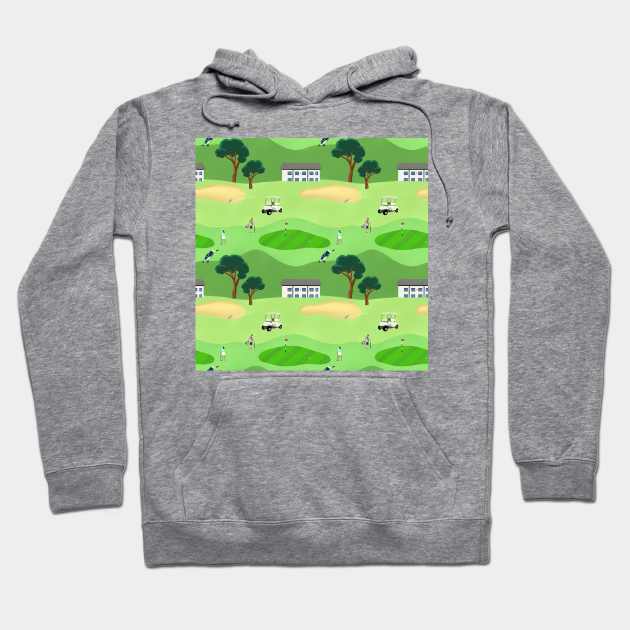 Let's Play Some Golf Hoodie by Salty Siren Studios